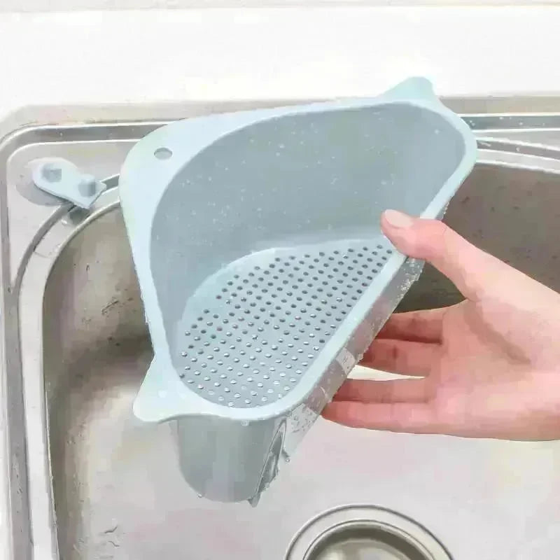 Kitchen Sink Multi-function Triangle Storage Rack Multi-purpose Dishwashing Sponge Drain Rack Storage Rack - EX-STOCK CANADA