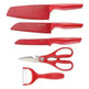 Knife Set Stainless Steel 5 Piece Set - EX-STOCK CANADA