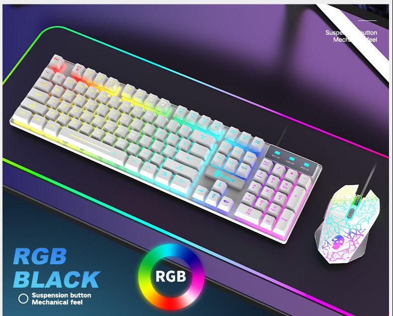 Kuiying T6RGB Luminous Keyboard And Mouse Set - EX-STOCK CANADA