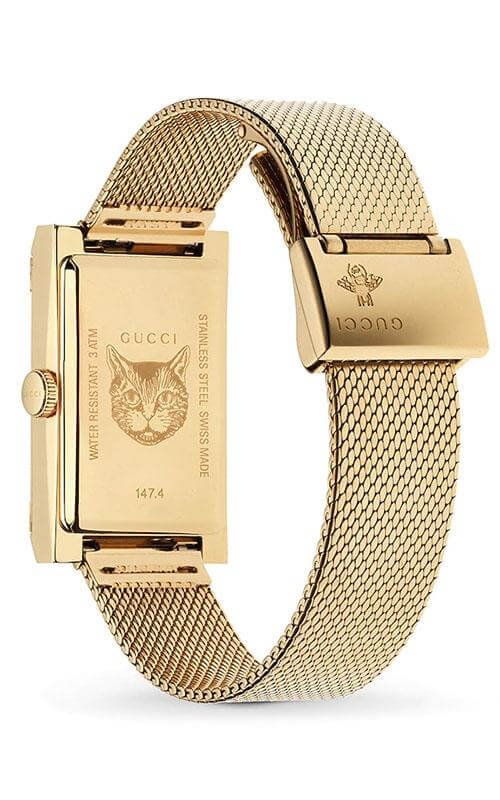 Orologio Rettangolare GUCCI G-Frame PVD Oro YA147410 - EX-STOCK Canada