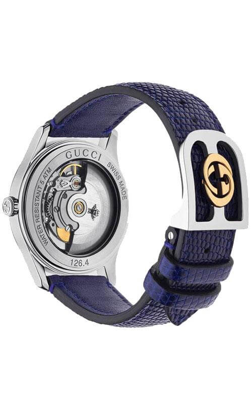 GUCCI G-Timeless Lapis Blue Dial with Bees Automatic Watch YA1264122 - EX-STOCK Canada
