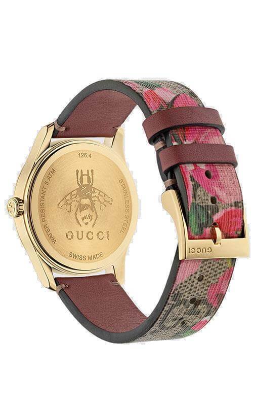 Orologio GUCCI G-Timeless Pink GG Bloom YA1264038A - EX-STOCK Canada