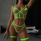 Lace Mesh Girl Lingerie Set - EX-STOCK CANADA