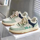 Lace-up Casual Shoes Men Soft Thick Sole Fashion Comfortable Breathable Flats Sneakers Student Platform Outdoor Walking Shoes - EX-STOCK CANADA