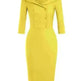 Ladies retro sweetheart collar casual wine dance dress foreign trade wide collar pencil skirt - EX-STOCK CANADA