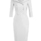 Ladies retro sweetheart collar casual wine dance dress foreign trade wide collar pencil skirt - EX-STOCK CANADA