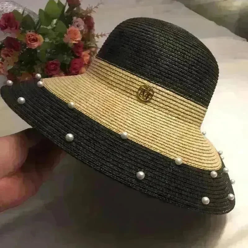 Ladies Summer Vacation Beach Hat Big Brim Hat - EX-STOCK CANADA