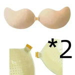 Lala Goddess Mango Cup With Deep V Invisible Bra Women's Swimwear Bridal Wedding Dress Gathered Chest Stickers Wholesale - EX-STOCK CANADA