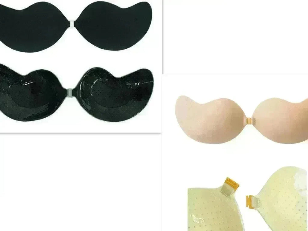 Lala Goddess Mango Cup With Deep V Invisible Bra Women's Swimwear Bridal Wedding Dress Gathered Chest Stickers Wholesale - EX-STOCK CANADA