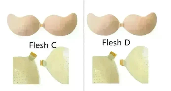 Lala Goddess Mango Cup With Deep V Invisible Bra Women's Swimwear Bridal Wedding Dress Gathered Chest Stickers Wholesale - EX-STOCK CANADA
