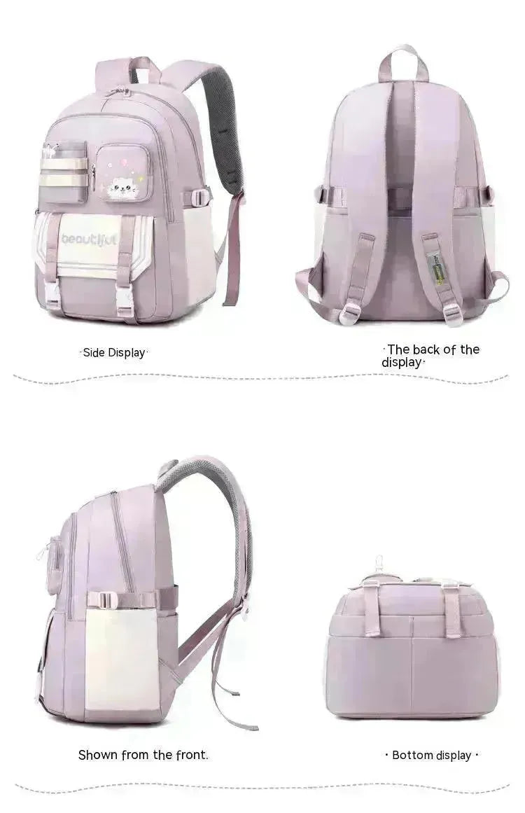 Large Capacity Schoolbag For Primary School Girls Cute - EX-STOCK CANADA