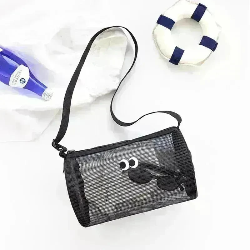 Large Capacity Waterproof Beach Bag Mesh Breathable Toiletry Storage Handbag - EX-STOCK CANADA