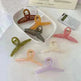 Large Jelly Minimalist Curve Bath Pan Hair Grabber - EX-STOCK CANADA