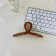 Large Jelly Minimalist Curve Bath Pan Hair Grabber - EX-STOCK CANADA