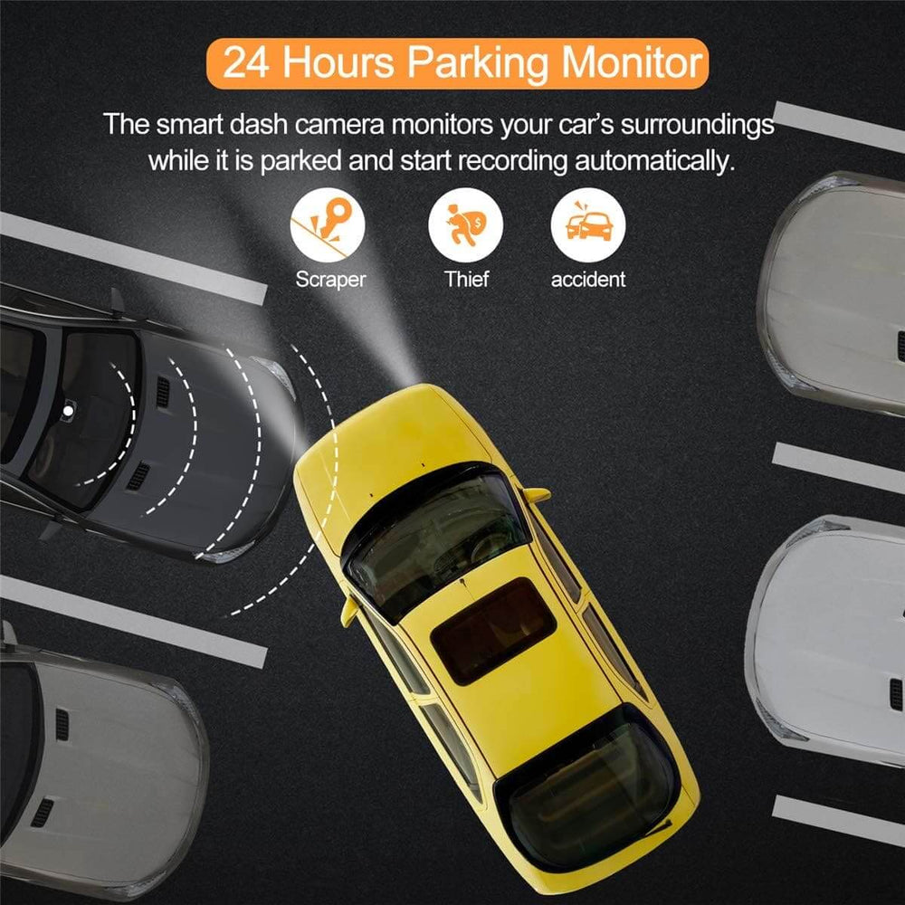 كاميرا داش للسيارة LDAS أمامية وخلفية مع بطاقة SD متضمنةEX-STOCK Canada 