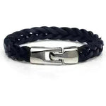 Leather alloy vintage hand-woven bracelet - EX-STOCK CANADA
