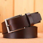 Leather Casual Pin Buckle Leather Belt Men's - EX-STOCK CANADA