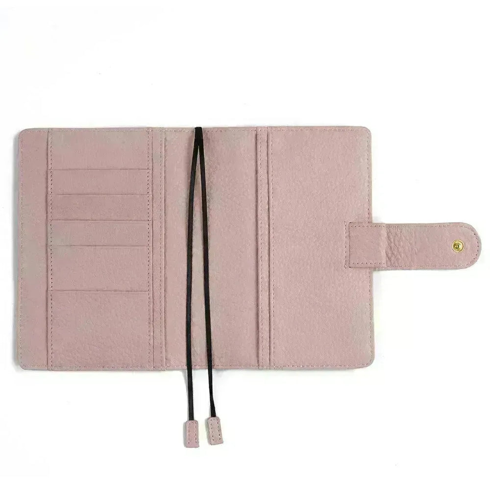 Leather Notebook Lychee Pattern Head Layer Cowhide A6 Loose-Leaf Diary - EX-STOCK CANADA