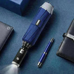 LED Flashlight Lighting Rain and Sunshine Folding Umbrella - EX-STOCK CANADA