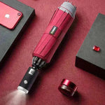 LED Flashlight Lighting Rain and Sunshine Folding Umbrella - EX-STOCK CANADA