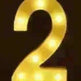 LED Night Light A-Z 0-9 Battery Lamp Wedding Party Decor - EX-STOCK CANADA