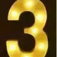 LED Night Light A-Z 0-9 Battery Lamp Wedding Party Decor - EX-STOCK CANADA
