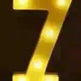 LED Night Light A-Z 0-9 Battery Lamp Wedding Party Decor - EX-STOCK CANADA