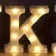 LED Night Light A-Z 0-9 Battery Lamp Wedding Party Decor - EX-STOCK CANADA