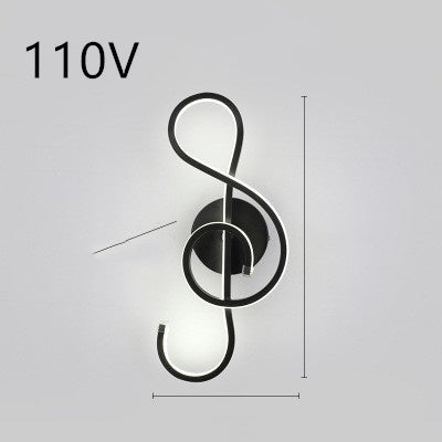 led wall lamp nordic minimalist bedroom bedside lamp EX-STOCK Canada 