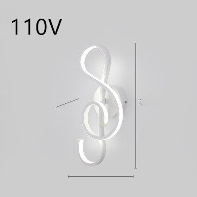 led wall lamp nordic minimalist bedroom bedside lamp EX-STOCK Canada 