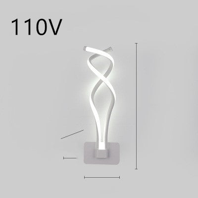 led wall lamp nordic minimalist bedroom bedside lamp EX-STOCK Canada 