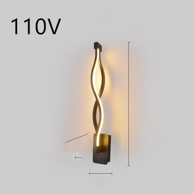 led wall lamp nordic minimalist bedroom bedside lamp EX-STOCK Canada 