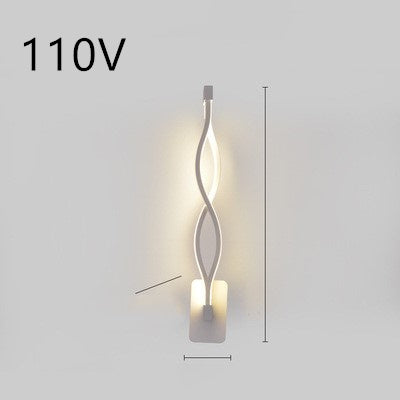 led wall lamp nordic minimalist bedroom bedside lamp EX-STOCK Canada 