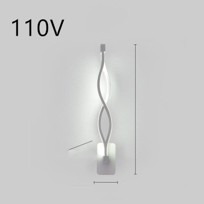 led wall lamp nordic minimalist bedroom bedside lamp EX-STOCK Canada 