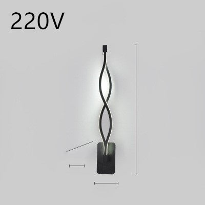 led wall lamp nordic minimalist bedroom bedside lamp EX-STOCK Canada 