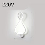 led wall lamp nordic minimalist bedroom bedside lamp EX-STOCK Canada 