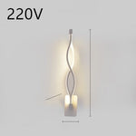 led wall lamp nordic minimalist bedroom bedside lamp EX-STOCK Canada 