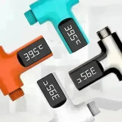 LED Water Temperature Gauge Visible Shower Temperature Meter Child Temperature Control Shower Thermometer - EX-STOCK CANADA