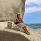 Leisure Vacation Pure Color Bikini Swimsuit Outwear Skirt - EX-STOCK CANADA
