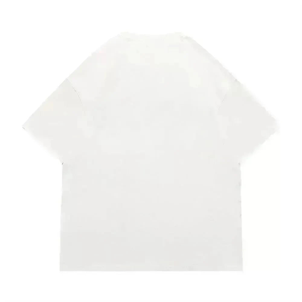 Letter Embroidered Cotton Casual Short Sleeve - EX-STOCK CANADA