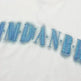 Letter Embroidered Cotton Casual Short Sleeve - EX-STOCK CANADA