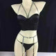 Lingerie Three-point Garter Set - EX-STOCK CANADA