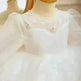 Long Sleeve Handmade Pearl Embroidery Children Princess Dress Gown - EX-STOCK CANADA