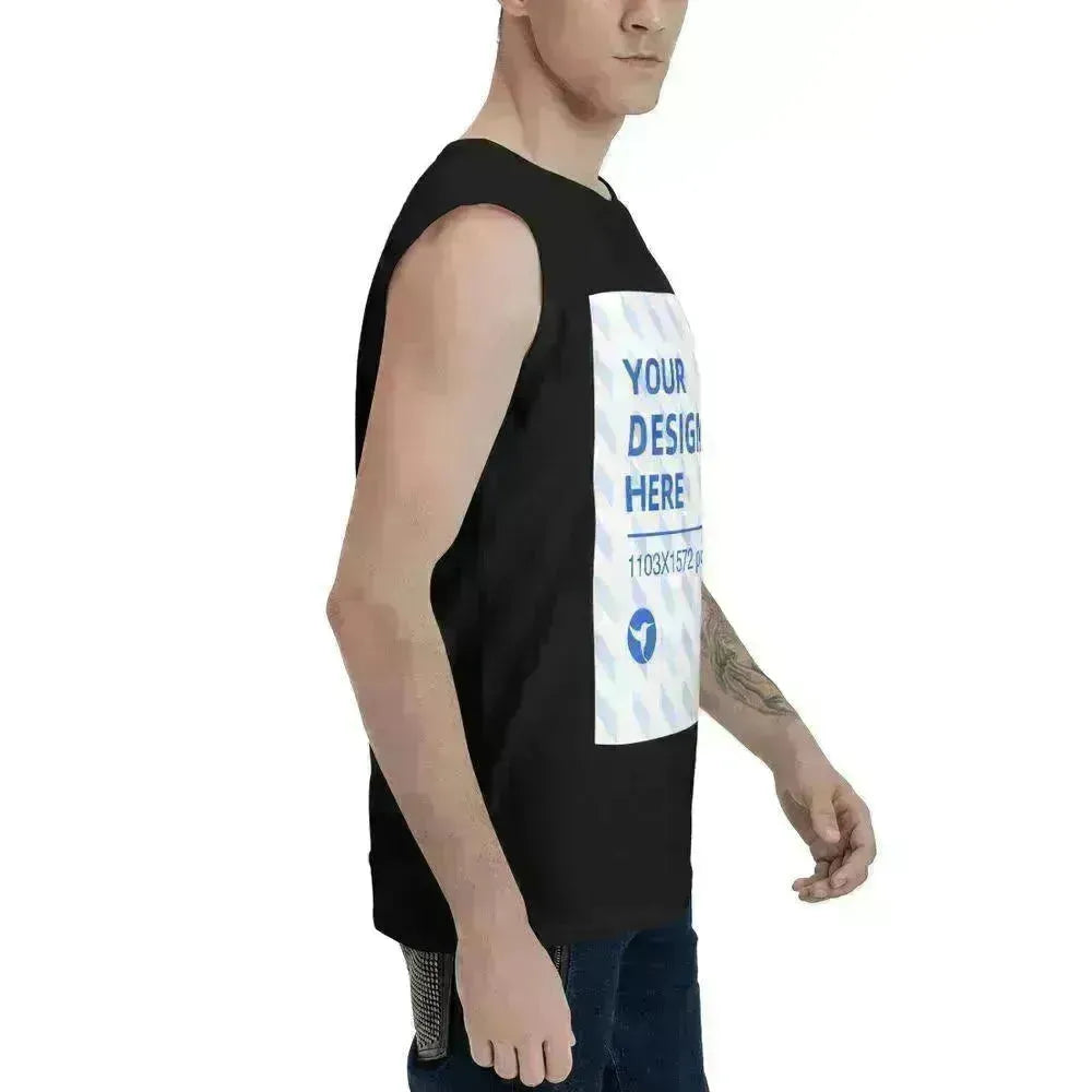 Loose And Simple Men's Sleeveless T-shirt - EX-STOCK CANADA