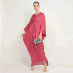 Loose Batwing Long Sleeve Abaya Dress for Arab Dubai Turkey Middle East Women - EX-STOCK CANADA