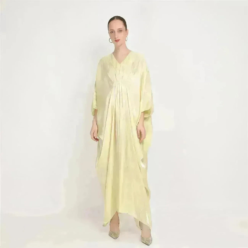 Loose Batwing Long Sleeve Abaya Dress for Arab Dubai Turkey Middle East Women - EX-STOCK CANADA