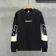Loose Color Matching Round Neck Long Sleeve T-shirt Casual Top - EX-STOCK CANADA