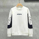 Loose Color Matching Round Neck Long Sleeve T-shirt Casual Top - EX-STOCK CANADA