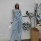 Loose Mopping Denim Overalls Trousers Women - EX-STOCK CANADA