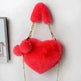 Love Bags Soft Plush Handbags Women Valentine's Day Party Bag - EX-STOCK CANADA